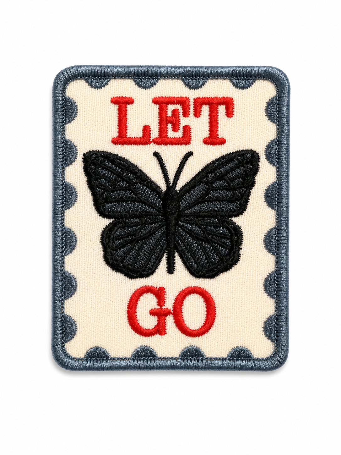 Let Go Letters Patches