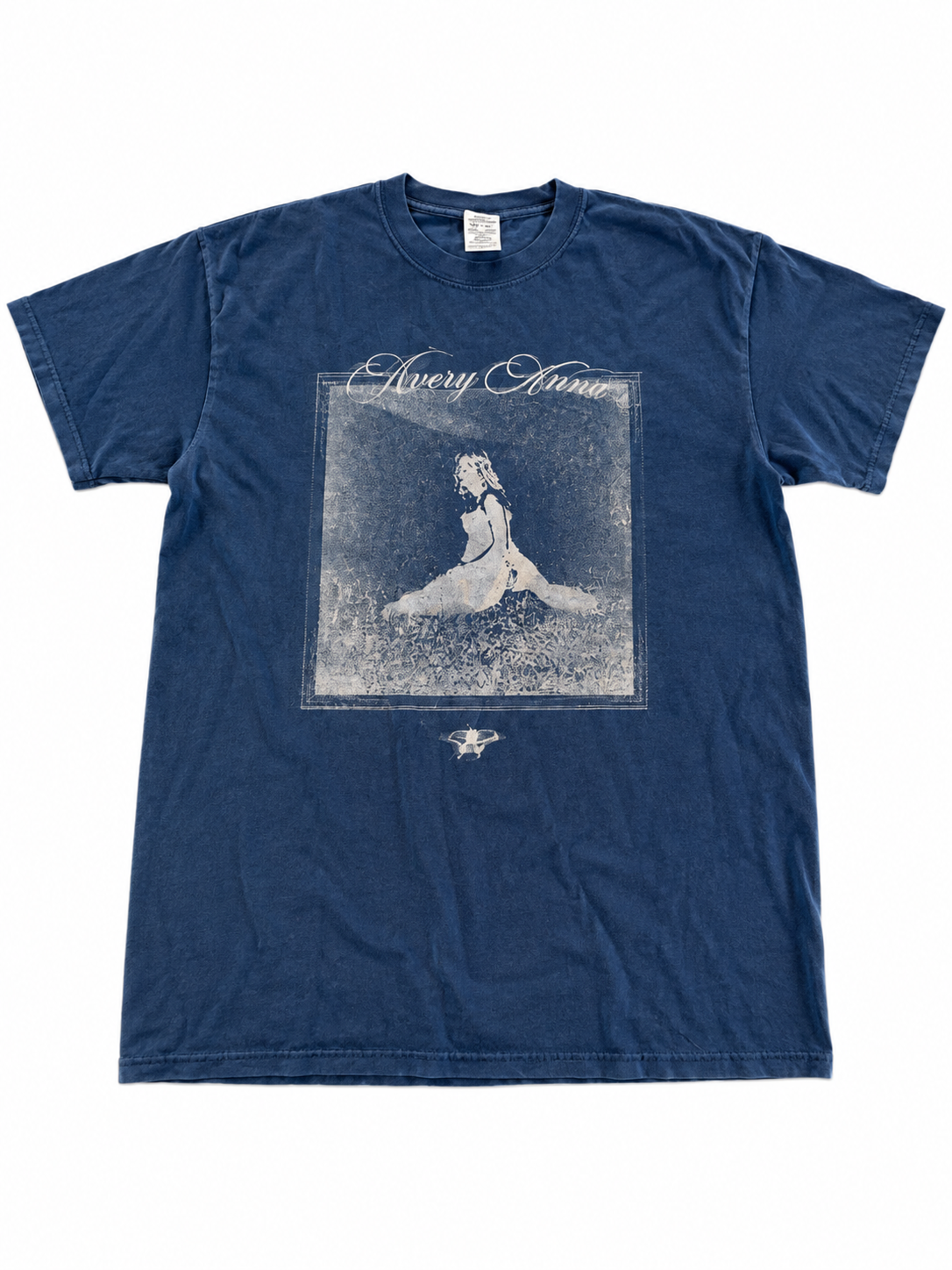 Let Go Letters Tour Tee - Navy