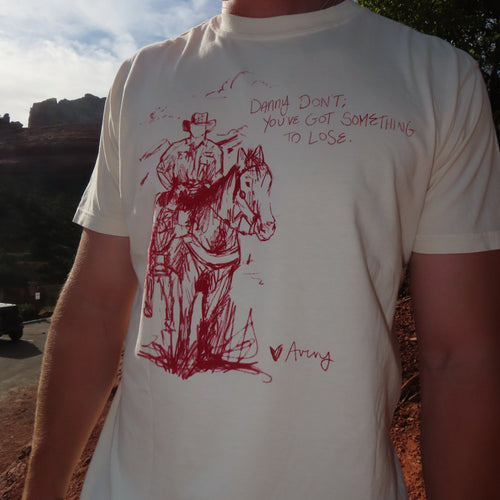 Danny Don't tee, artwork detail